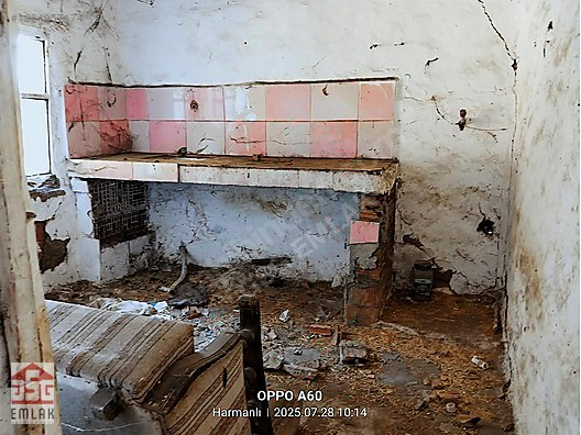 Uzunköprü Harmanlı satılık arsa içinde kargir ev kelepir küçük 1